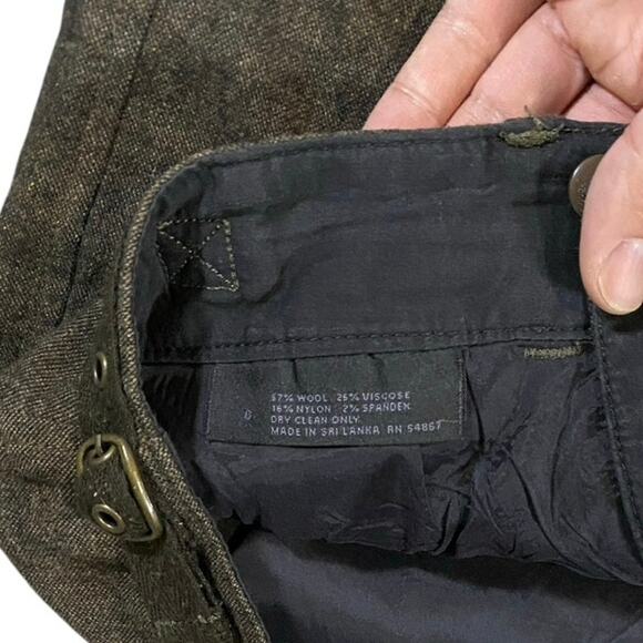 Vintage Y2K Express Wool Cargo Trousers - 6 - Picture 4 of 5